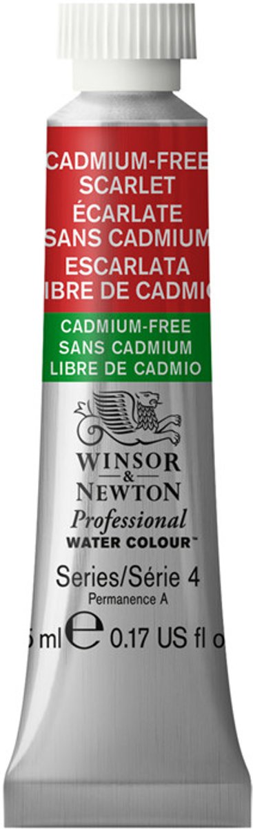 W&N Professional Aquarelverf 5ml | Cadmium-Free Scarlet